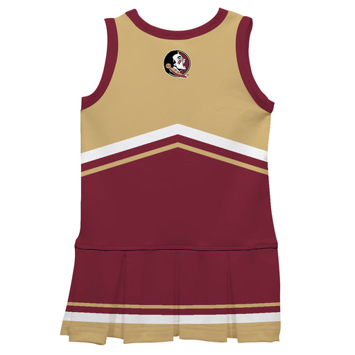 Florida State Seminoles Vive La Fete Game Day Gold and Maroon Sleeveless Chearleader Dress - Vive La Fête - Online Apparel Store