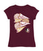 FSU Seminoles Girl´s Fitted Cotton T-shirt Maroon