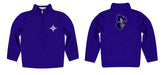 Furman Paladins Vive La Fete Game Day Solid Purple Quarter Zip Pullover Sleeves - Vive La Fête - Online Apparel Store