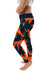 Cal State Fullerton Titans CSUF Vive La Fete Paint Brush Logo on Waist Women Navy Yoga Leggings - Vive La Fête - Online Apparel Store