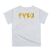 Fort Valley State Wildcats FVSU Original Dripping Football Helmet White T-Shirt by Vive La Fete - Vive La Fête - Online Apparel Store