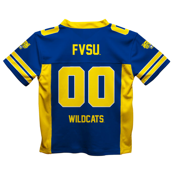 Fort Valley State Wildcats FVSU Vive La Fete Game Day Blue Boys Fashion Football T-Shirt - Vive La Fête - Online Apparel Store