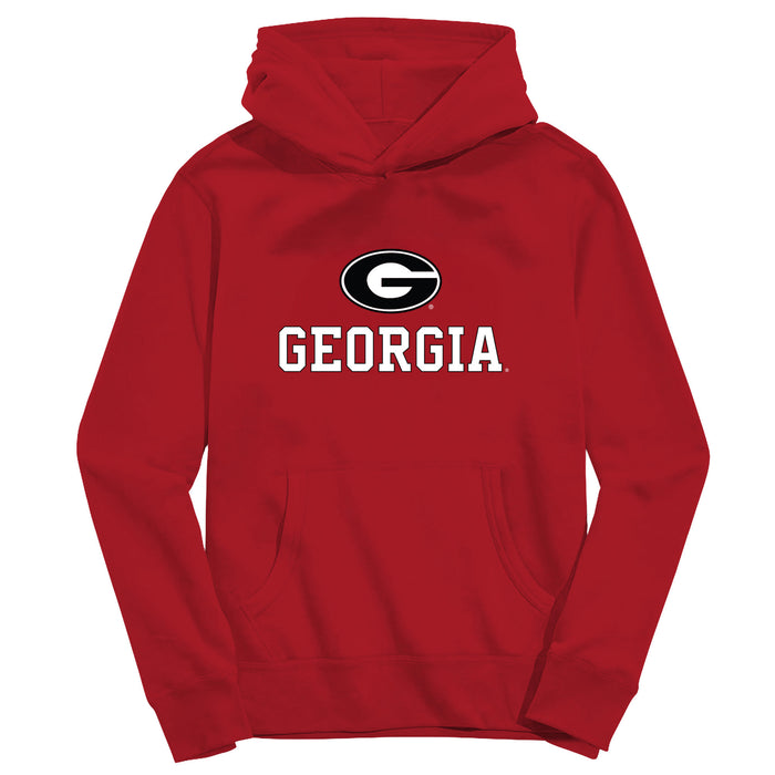 Georgia Bulldogs Vive La Fete Red Cotton Youth Hoodie