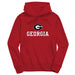 Georgia Bulldogs Vive La Fete Red Cotton Youth Hoodie