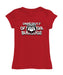 Georgia Bulldogs Girl´s Fitted Cotton T-shirt Red