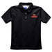 Georgia Bulldogs Embroidered Black Short Sleeve Polo Box Shirt