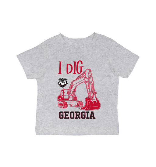 Georgia Bulldogs Vive La Fete ExcavatorGrey Cotton Short Sleeve Tee