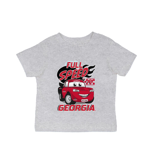 Georgia Bulldogs Vive La Fete Full Speed Grey Cotton Short Sleeve Tee