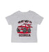 Georgia Bulldogs Vive La Fete On My Way Monster Truck Grey Cotton Short Sleeve Tee