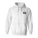 Georgia Bulldogs Hand Sketched Vive La Fete Impressions Artwork White Cotton Fleece Long Sleeve Hoodie