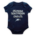Georgia Southern Eagles Vive La Fete Infant Game Day Navy Short Sleeve Bodysuit