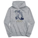 Georgia Southern Eagles Excavator Heather Grey Cotton Youth Hoodie