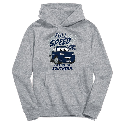 Georgia Southern Eagles Full Speed Heather Grey Cotton Youth Hoodie