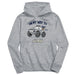 Georgia Southern Eagles On My Way Monster Truck Heather Grey Cotton Youth Hoodie