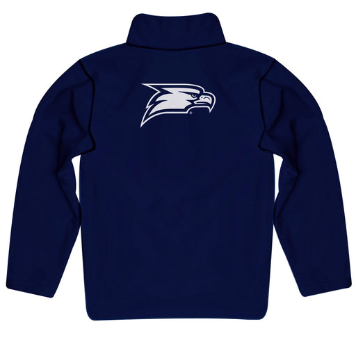 Georgia Southern Eagles Vive La Fete Game Day Solid Navy Quarter Zip Pullover Sleeves - Vive La Fête - Online Apparel Store