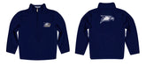 Georgia Southern Eagles Vive La Fete Game Day Solid Navy Quarter Zip Pullover Sleeves - Vive La Fête - Online Apparel Store