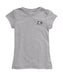 Georgia Southern Eagles Hand Sketched Vive La Fete Impressions Artwork Grey Girls Cotton Short Sleeve Tee