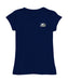 Georgia Southern Eagles Hand Sketched Vive La Fete Impressions Artwork Navy Girls Cotton Short Sleeve Tee