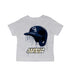 Georgia Southern Eagles Original Dripping Baseball Helmet Grey Cotton T-Shirt  by Vive La Fete