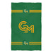 George Mason Patriots Vive La Fete Game Day Absorbent Premium Green Beach Bath Towel 51 x 32" Logo and Stripes - Vive La Fête - Online Apparel Store