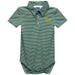 George Mason Patriots Embroidered Hunter Green Stripes Stripe Knit Polo Bodysuit - Vive La Fête - Online Apparel Store