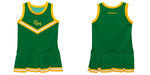 George Mason Patriots Vive La Fete Game Day Green Sleeveless Girl Cheerleader Dress - Vive La Fête - Online Apparel Store