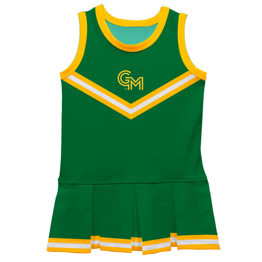 George Mason Patriots Vive La Fete Game Day Green Sleeveless Girl Cheerleader Dress - Vive La Fête - Online Apparel Store