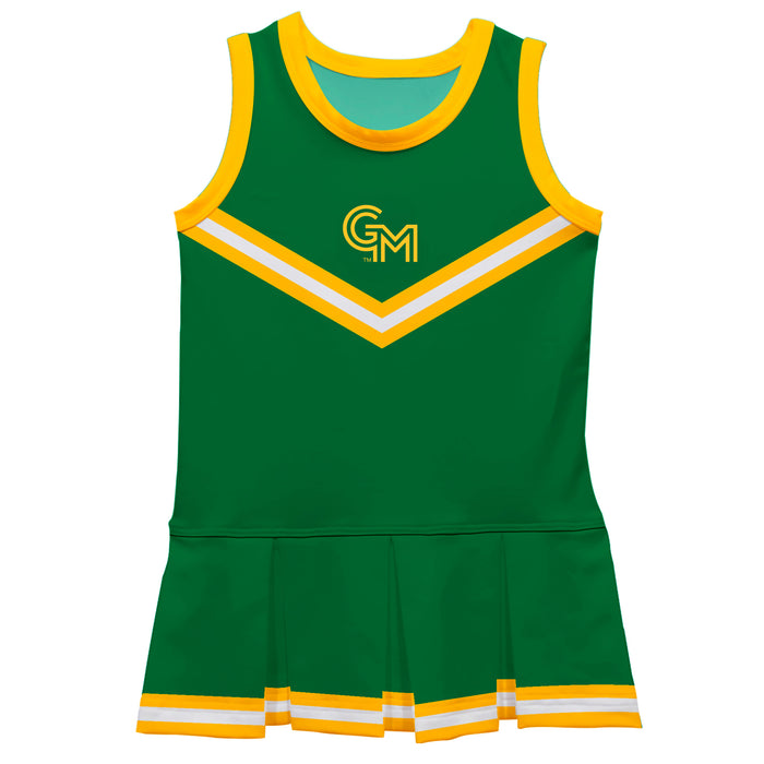 George Mason Patriots Vive La Fete Game Day Green Sleeveless Girl Cheerleader Dress - Vive La Fête - Online Apparel Store