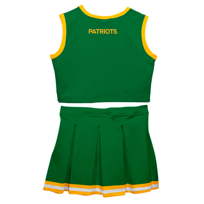 George Mason Patriots Vive La Fete Game Day Green Sleeveless Youth Cheerleader Set - Vive La Fête - Online Apparel Store
