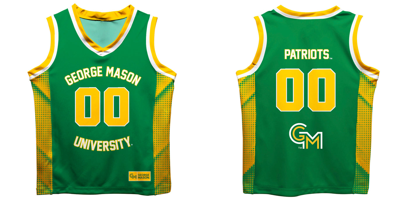 George Mason Patriots Vive La Fete Game Day Green Boys Fashion Basketball Jersey - Vive La Fête - Online Apparel Store