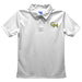 George Mason Patriots Embroidered White Short Sleeve Polo Box Shirt - Vive La Fête - Online Apparel Store