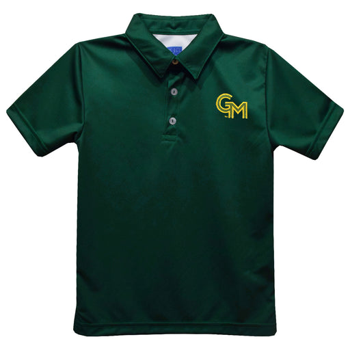 George Mason Patriots Embroidered Hunter Green Short Sleeve Polo Box Shirt - Vive La Fête - Online Apparel Store