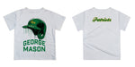 George Mason Patriots Original Dripping Baseball Hat Boys T-Shirt by Vive La Fete - Vive La Fête - Online Apparel Store