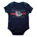Gonzaga Bulldogs Zags GU Vive La Fete Infant Game Day Navy Short Sleeve Bodysuit
