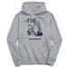 Gonzaga University Bulldogs Zags GU Excavator Heather Grey Cotton Youth Hoodie
