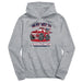 Gonzaga University Bulldogs Zags GU On My Way Monster Truck Heather Grey Cotton Youth Hoodie