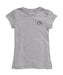 Gonzaga Bulldogs Zags GU Hand Sketched Vive La Fete Impressions Artwork Grey Girls Cotton Short Sleeve Tee