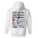 Gonzaga Bulldogs Zags GU Hand Sketched Artwork Cotton Fleece Women Hoodie - Vive La Fête - Online Apparel Store