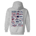 Gonzaga Bulldogs Zags GU Hand Sketched Artwork Cotton Fleece Women Hoodie - Vive La Fête - Online Apparel Store