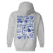 Georgia State Panthers Hand Sketched Artwork Cotton Fleece Women Hoodie - Vive La Fête - Online Apparel Store