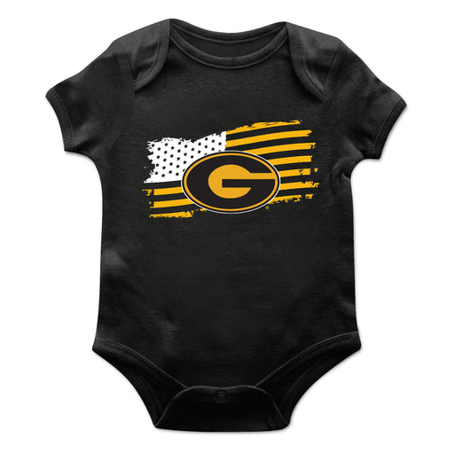 Grambling State Tigers GSU Vive La Fete Infant Game Day Black Short Sleeve Bodysuit