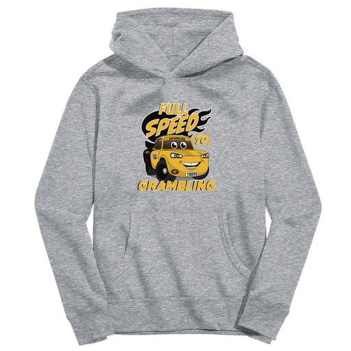 Grambling State Tigers GSU Full Speed Heather Grey Cotton Youth Hoodie