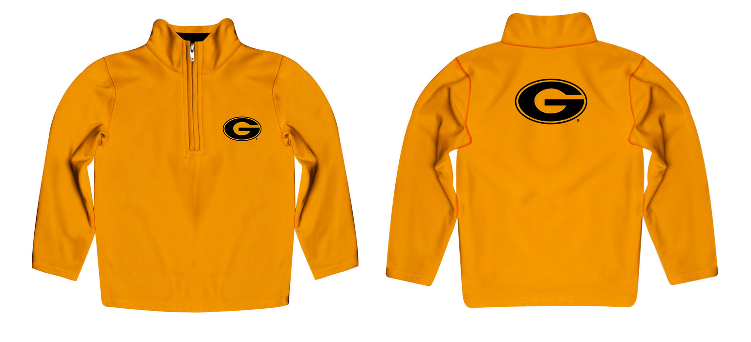 Grambling State Tigers GSU Vive La Fete Game Day Solid Gold Quarter Zip Pullover Sleeves - Vive La Fête - Online Apparel Store