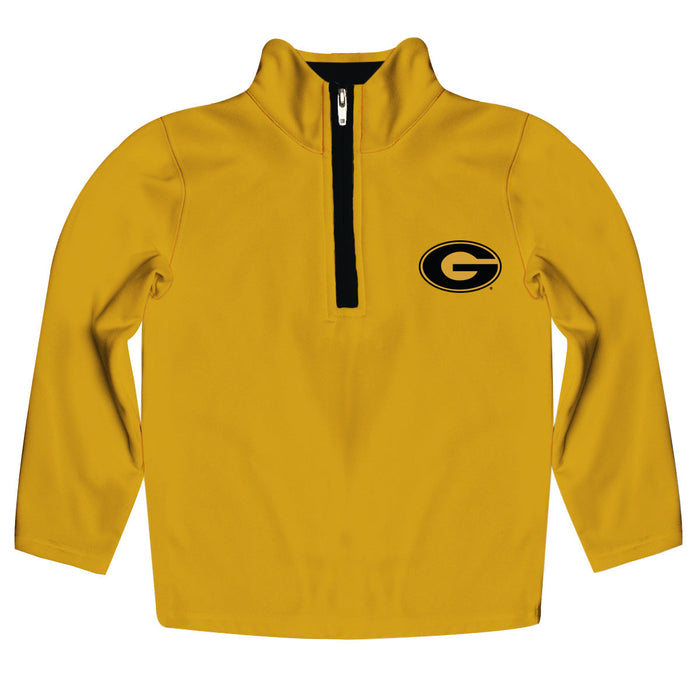 Grambling State Tigers GSU Hand Sketched Vive La Fete Impressions Artwork  Gold Quarter Zip Pullover V1
