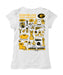 Grambling State Tigers GSU Hand Sketched Vive La Fete Impressions Artwork White Girls Cotton Short Sleeve Tee - Vive La Fête - Online Apparel Store