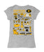 Grambling State Tigers GSU Hand Sketched Vive La Fete Impressions Artwork Grey Girls Cotton Short Sleeve Tee - Vive La Fête - Online Apparel Store