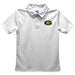 Grambling State Tigers GSU Embroidered White Short Sleeve Polo Box Shirt