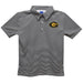 Grambling State Tigers GSU Embroidered Black Stripes Short Sleeve Polo Box Shirt