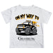 Grambling State Tigers GSU Vive La Fete Monster Truck Boys Game Day White Short Sleeve Tee
