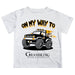 Grambling State Tigers GSU Vive La Fete Monster Truck Boys Game Day White Short Sleeve Tee